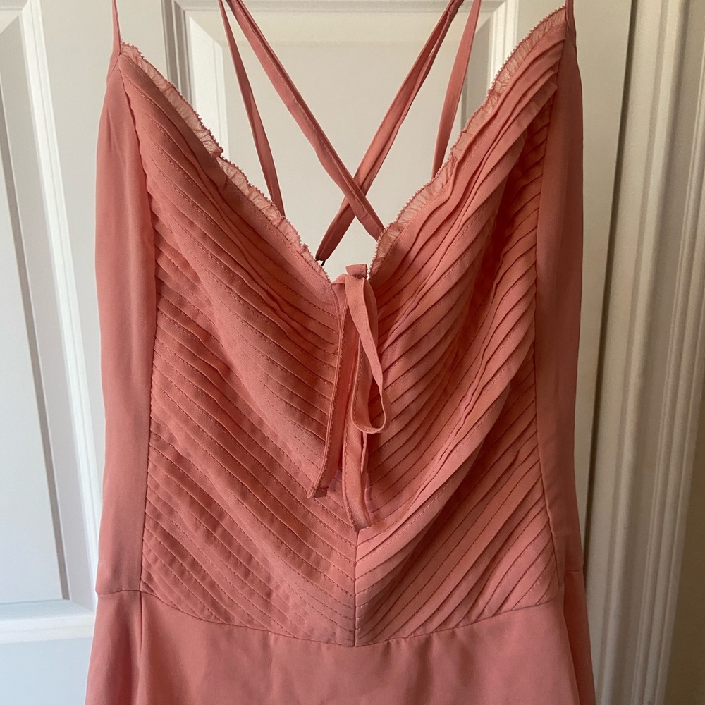 Abercrombie & Fitch Pink Chiffon Dress
